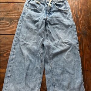 Wash Wide Leg Jeans